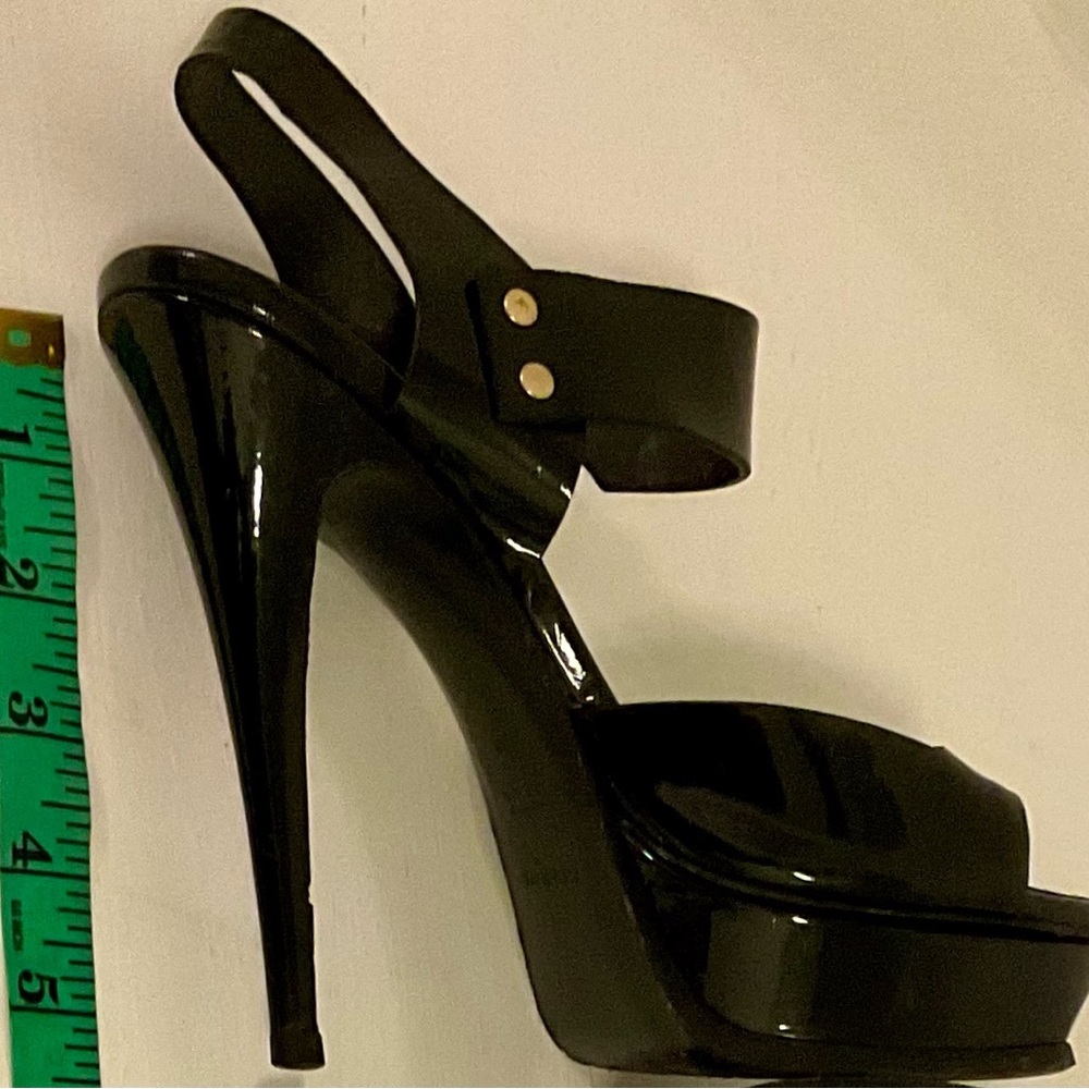 Yves Saint Laurent women's heeled sandals size 38. Made in Italy. - Picture 8 of 11